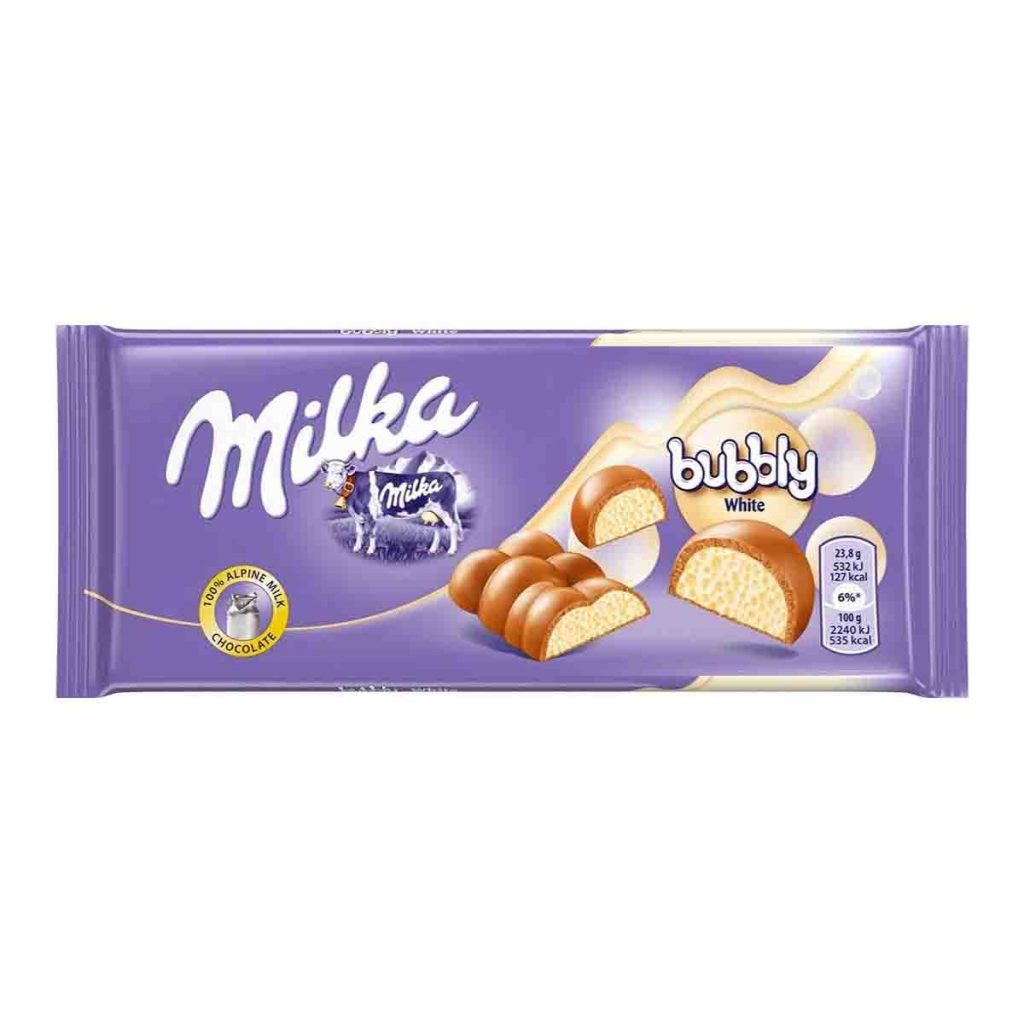 Штрих код milka bubbles шоколад мол пористый 80г крафт фуд