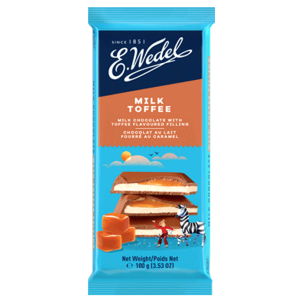 E.Wedel Milk Toffee Chocolate 100g Emporio Hungaro